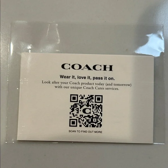 Coach Gold and Pearl Heart drop Earrings - Picture 3 of 3